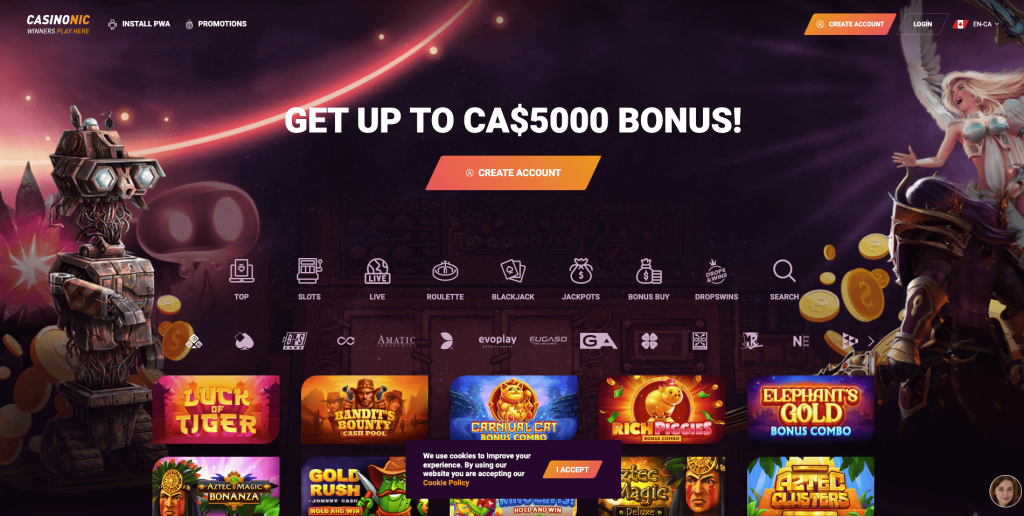 Casinonic Casino Canada