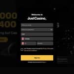 justcasino registration
