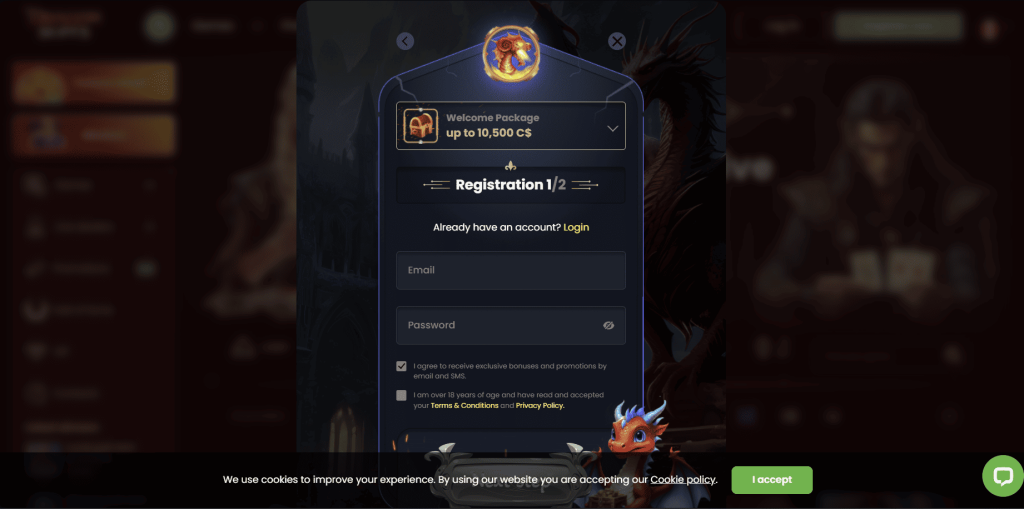 Dragon Slots Casino Registration