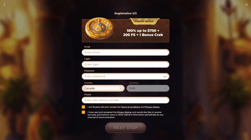 Amunra casino registration