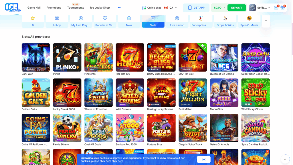 Ice casino slots