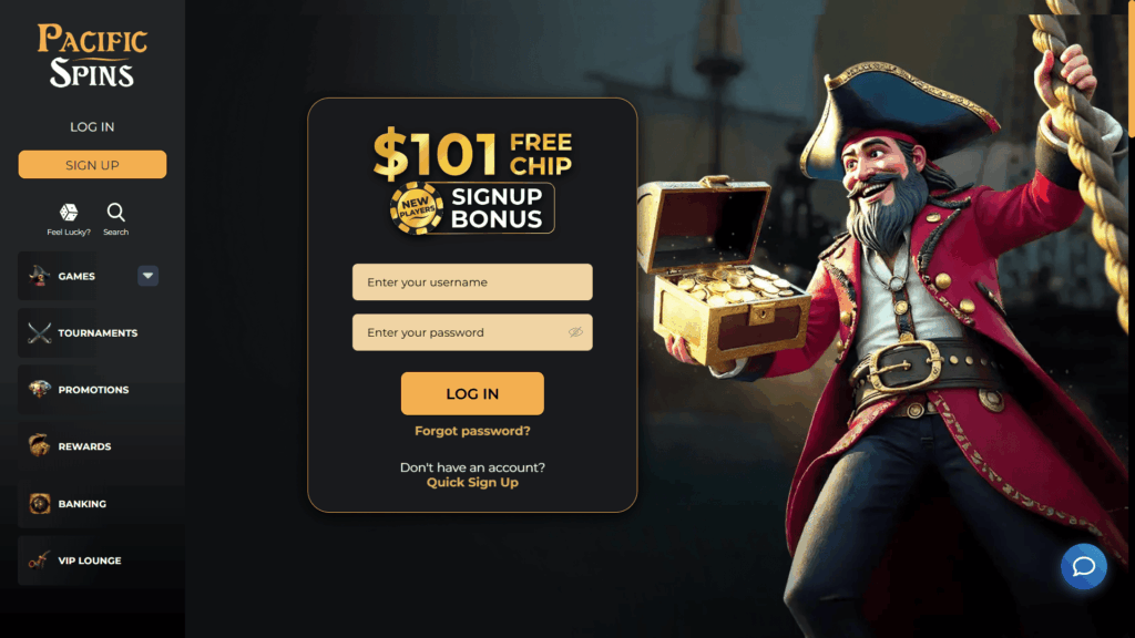 Pacific Spins casino Canada