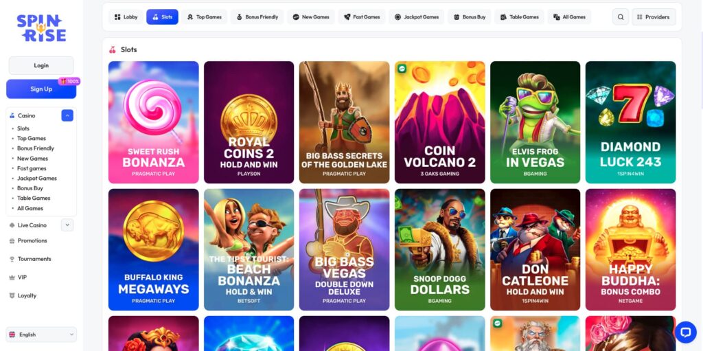 Spinrise Casino Slots