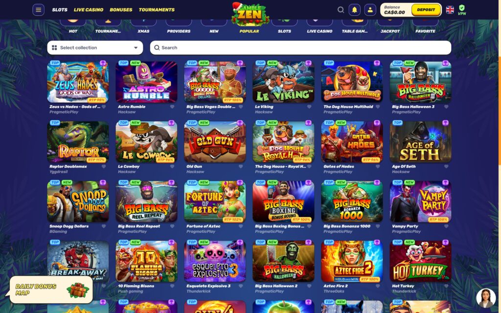 Gamblezen casino slots