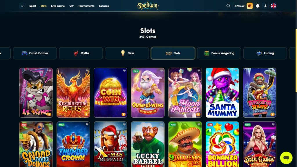 Spellwin casino slots