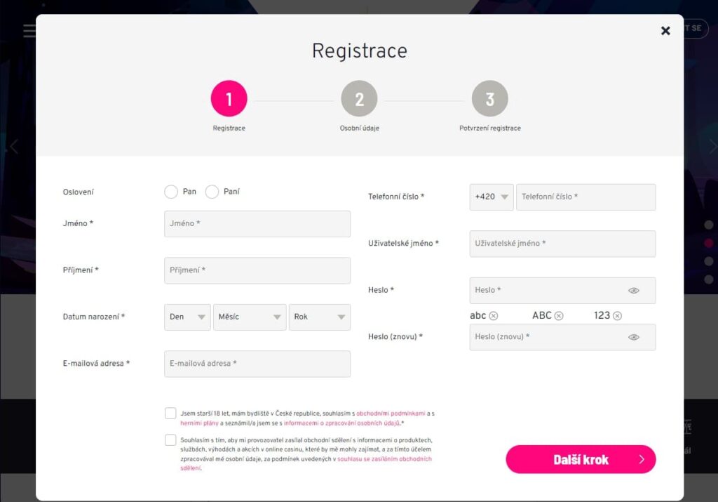 Apollo Games Casino Registrace