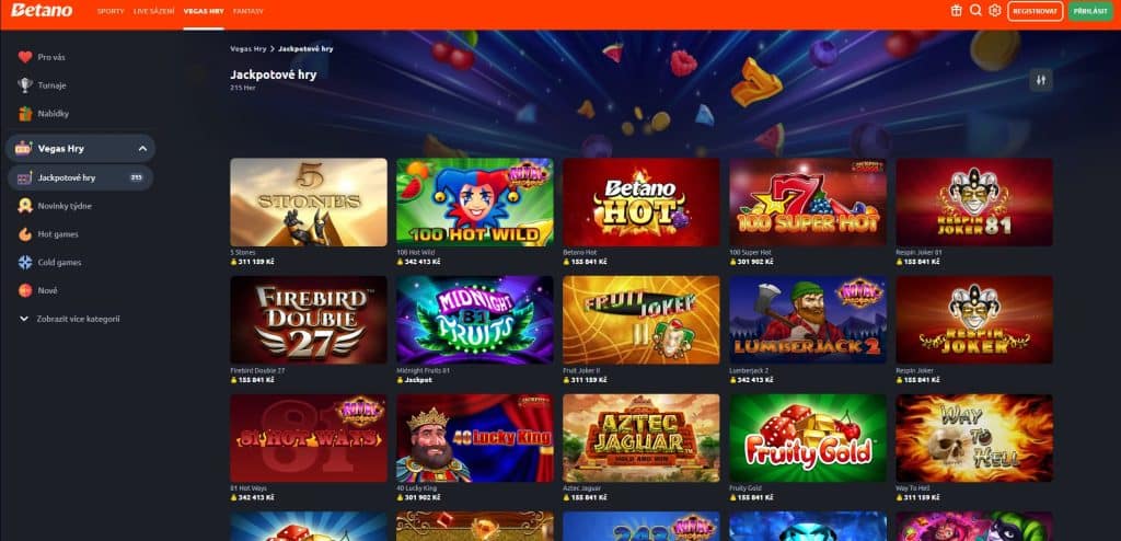 betano hry