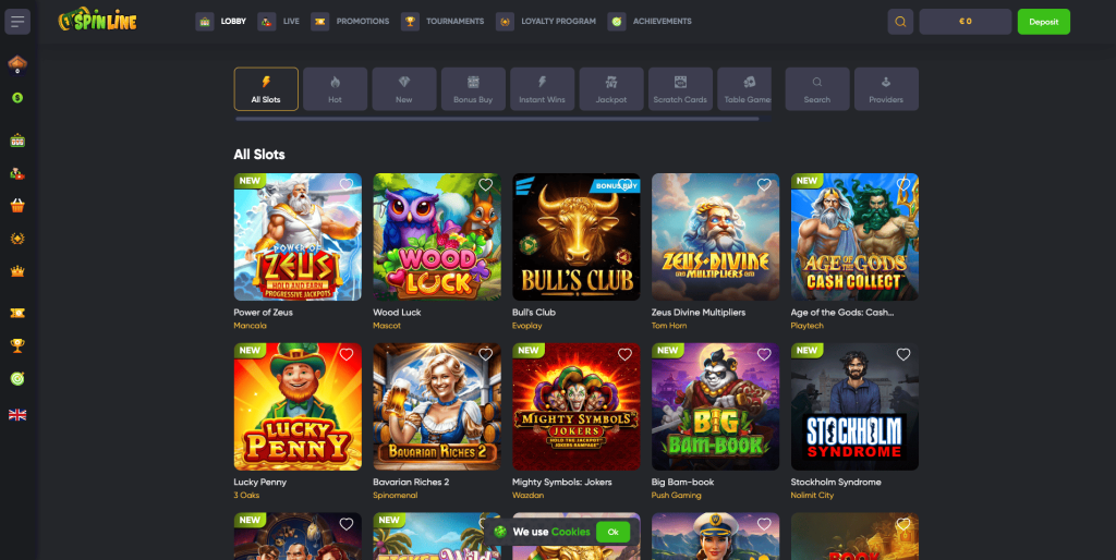 Spinline hrací automaty