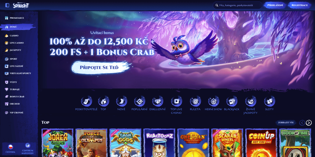 Spinight casino Česká republika