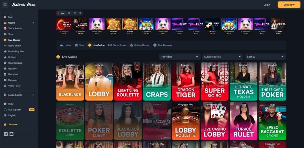 Casino s živými dealery