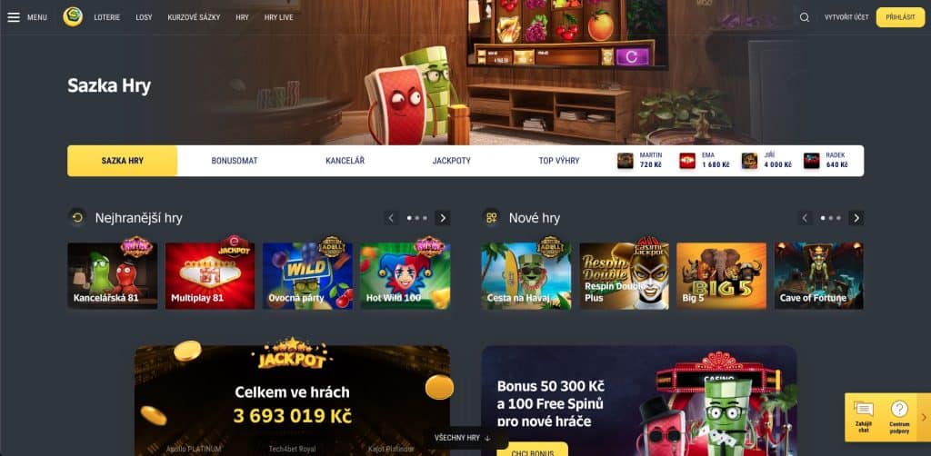 Sazka casino Česká republika