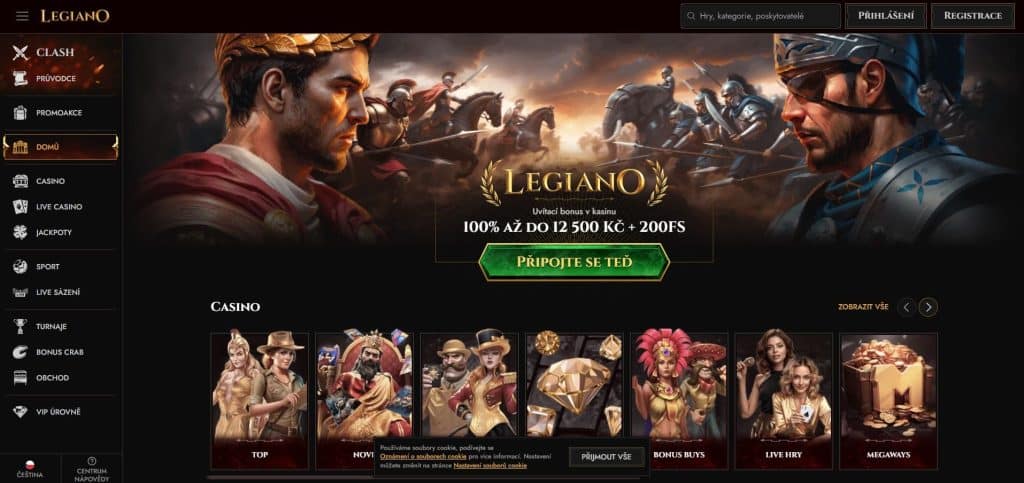 Legiano casino Česká republika