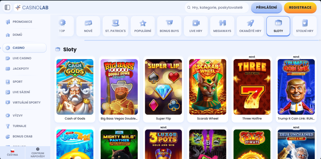 CasinoLab hrací automaty
