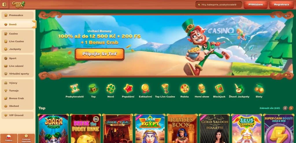 GreenLuck casino Česká republika