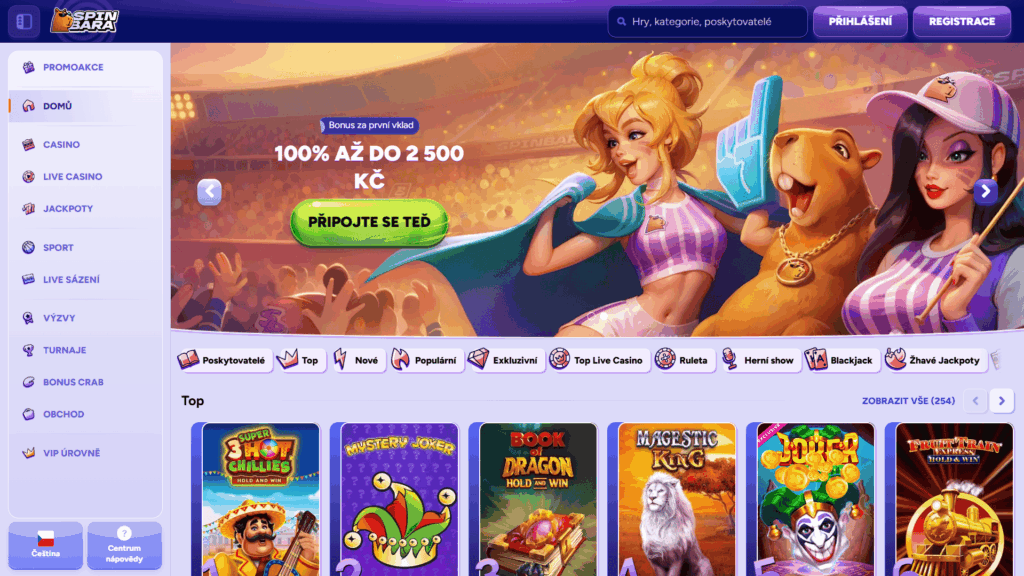 Spinbara casino Česká republika