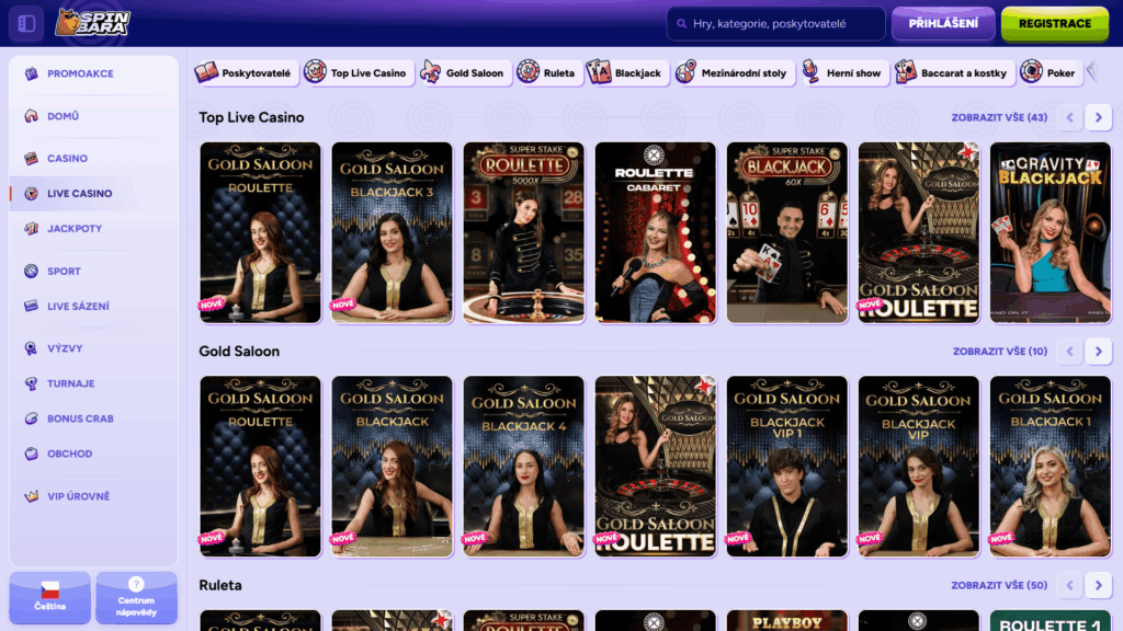 Casino s živými dealery