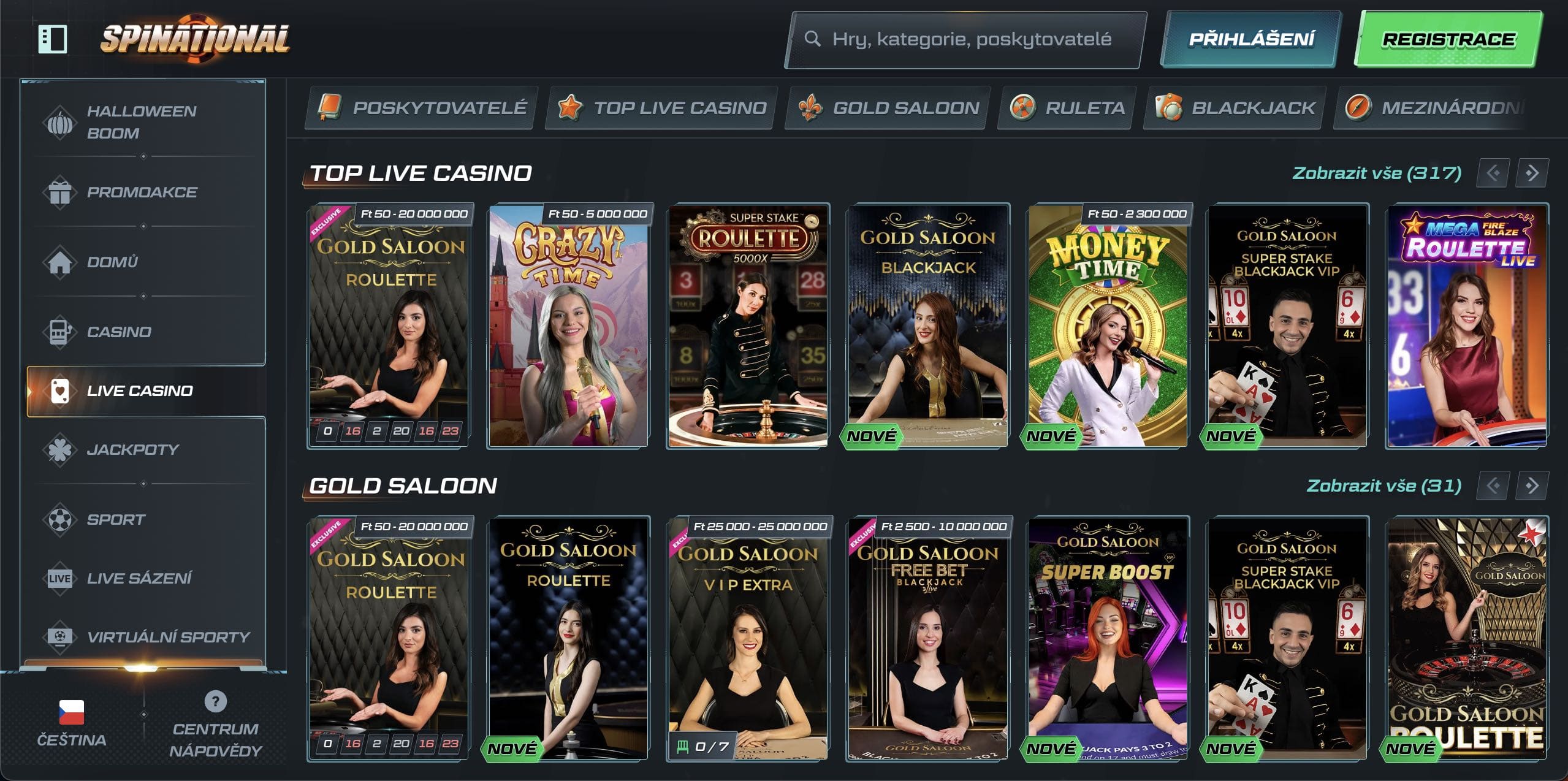 Casino s živými dealery