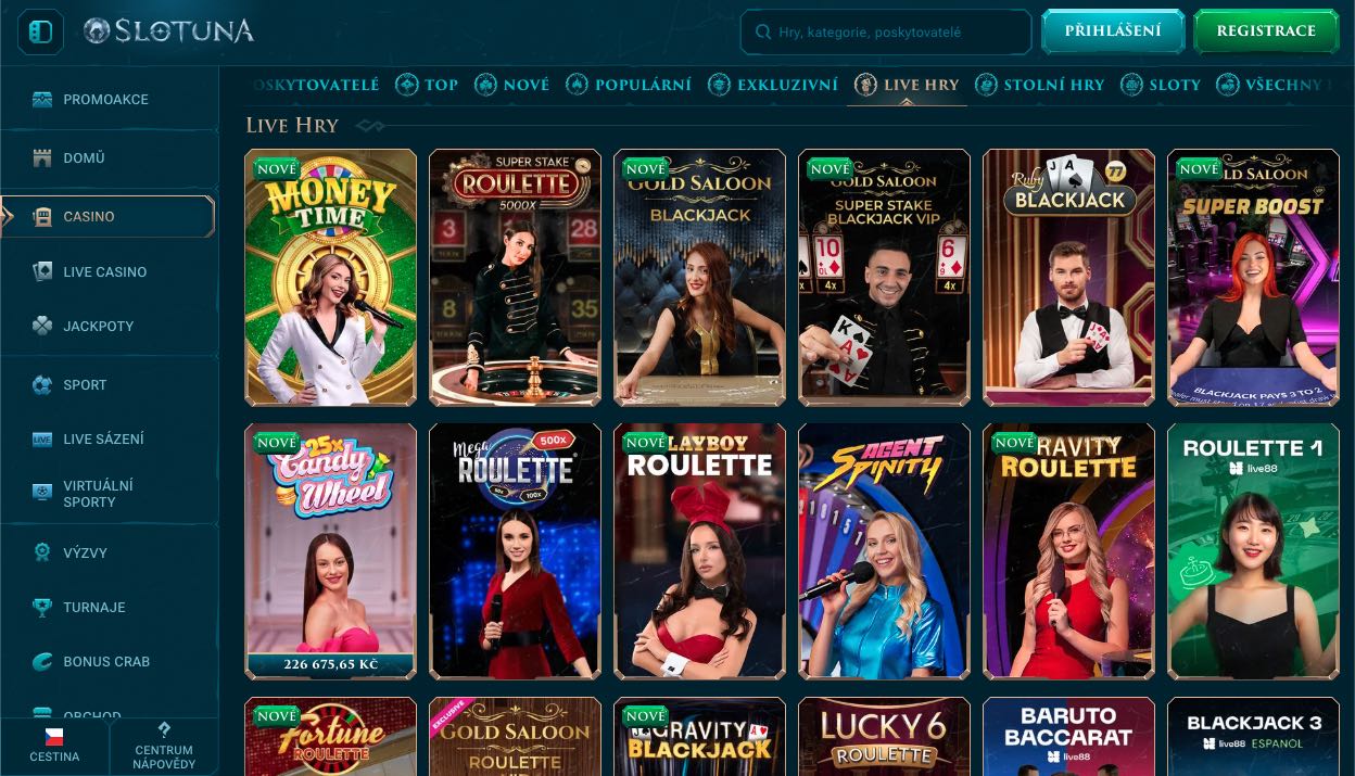 Casino s živými dealery