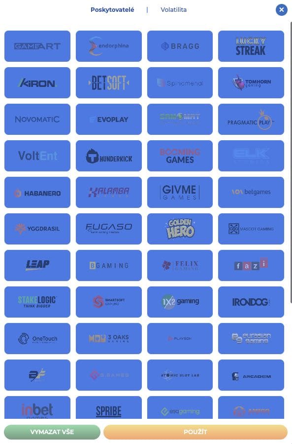 Vývojáři casino her