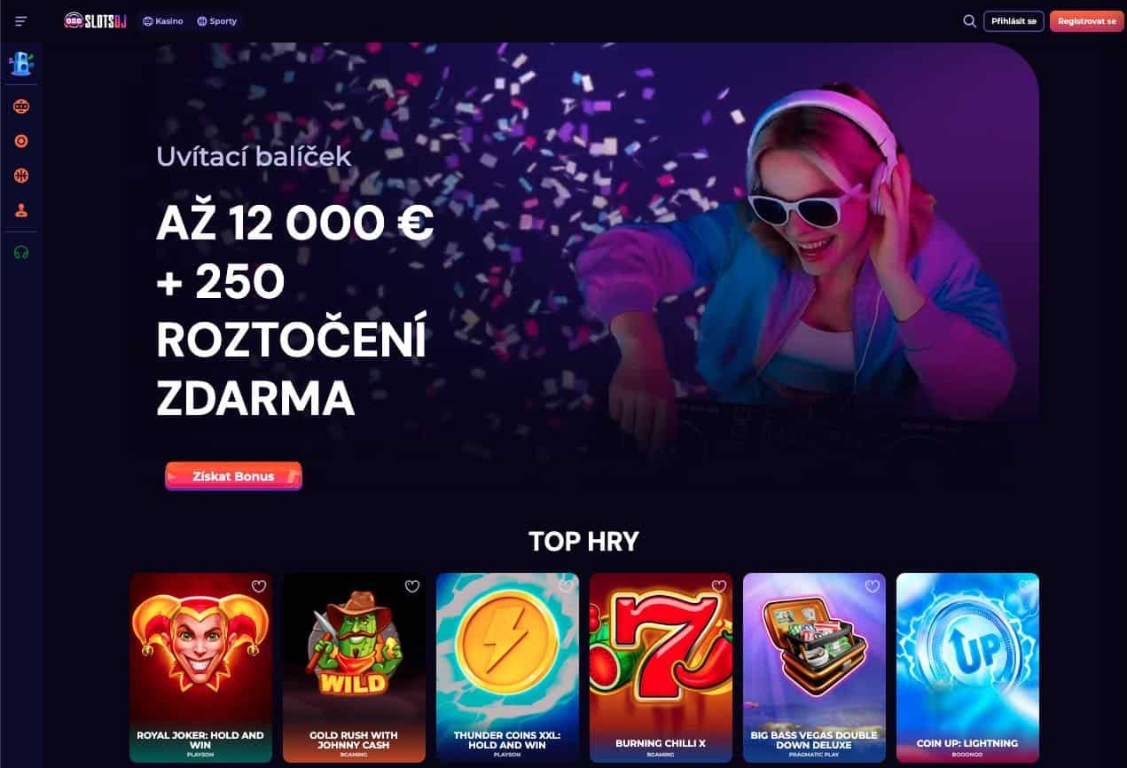 SlotsDJ casino Česká Republika