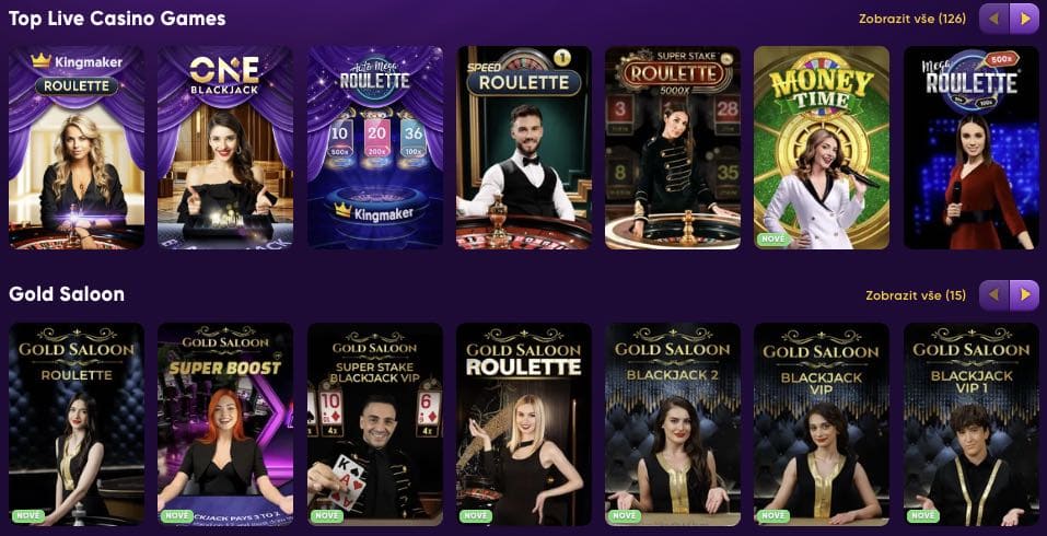 Casino s živými dealery