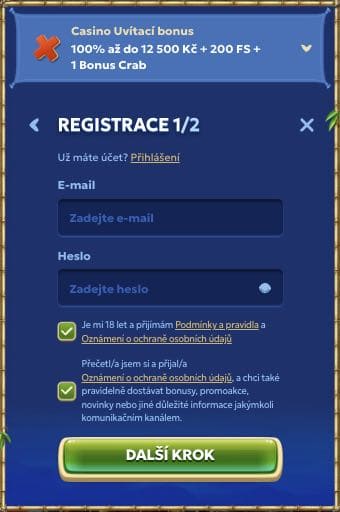 Pandido casino registrace