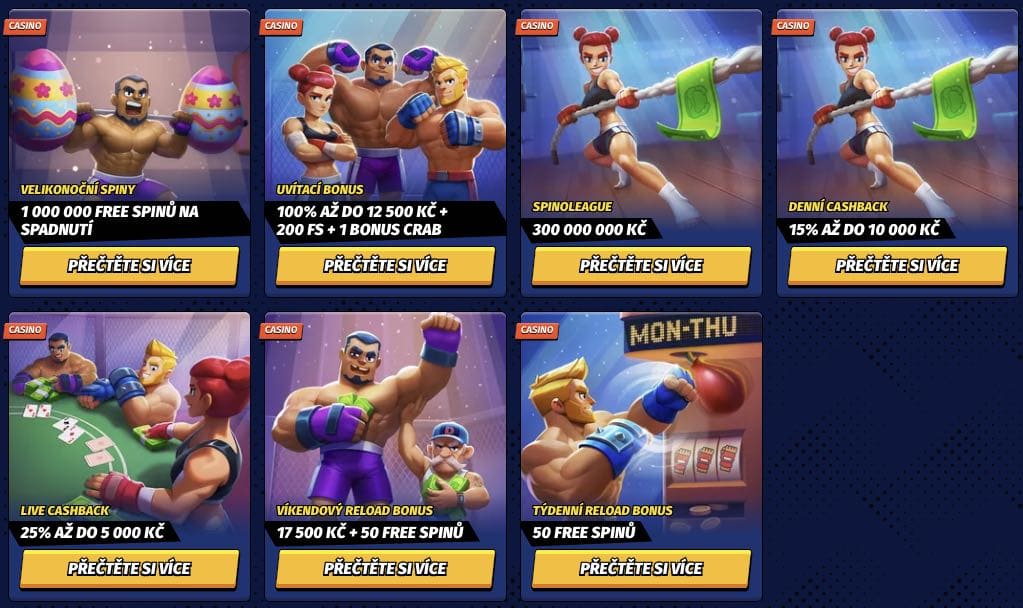 BigClash casino bonusy