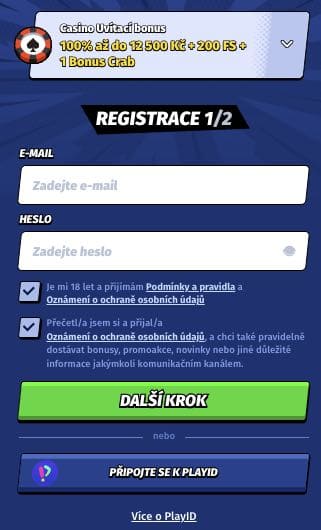 BigClash casino registrace