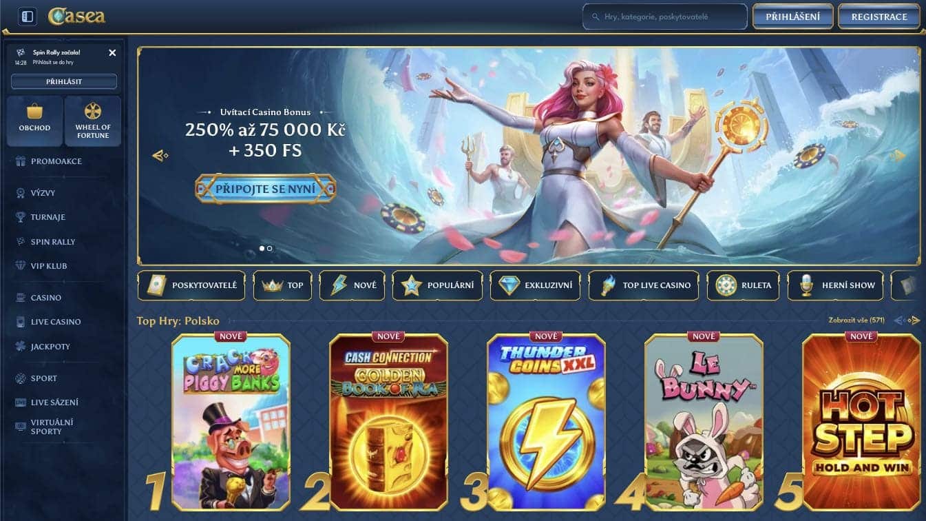 Casea casino Česká Republika