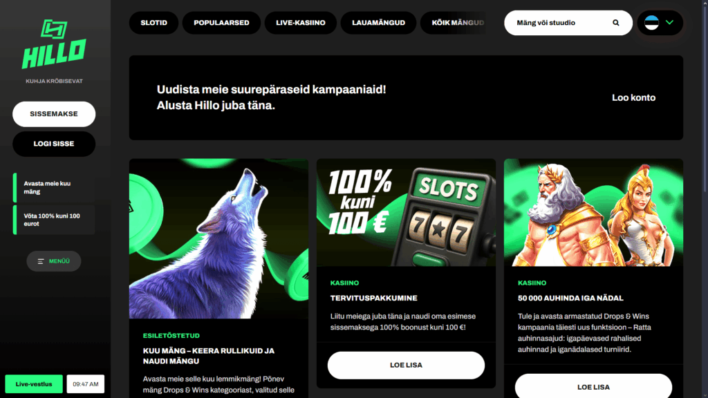 Hillo kasiinokampaaniad