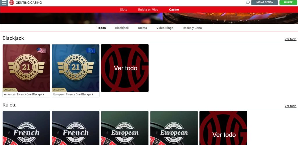 genting juegos