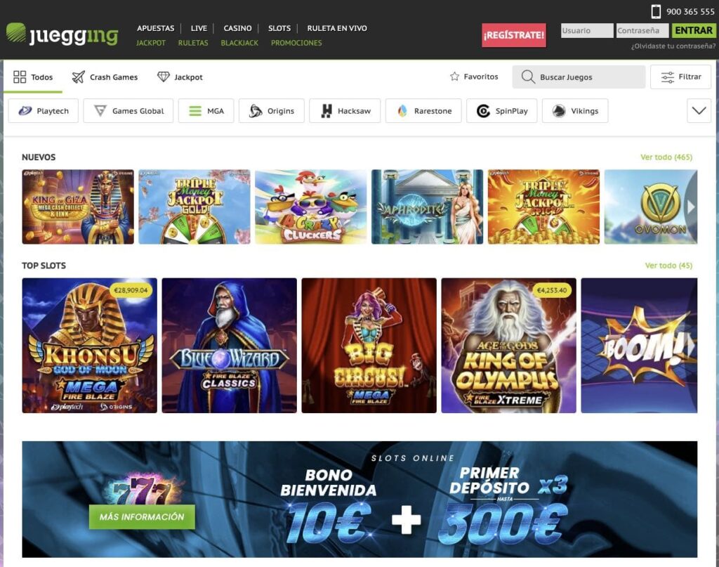 Juegging casino tragamonedas