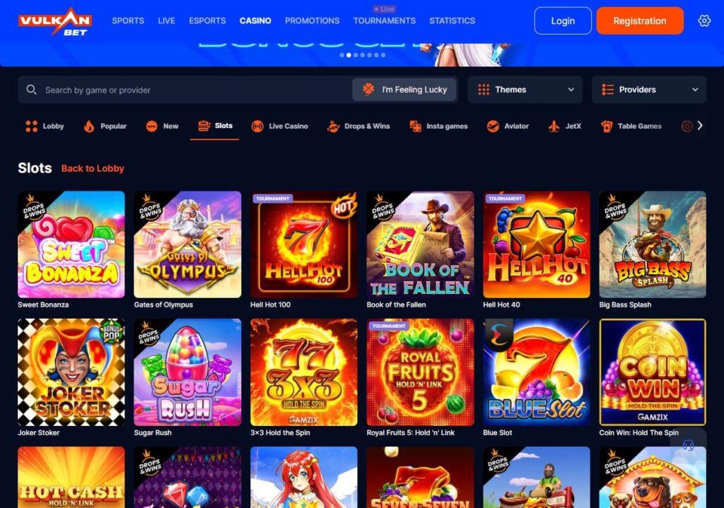 VulkanBet Casino Φρουτάκια