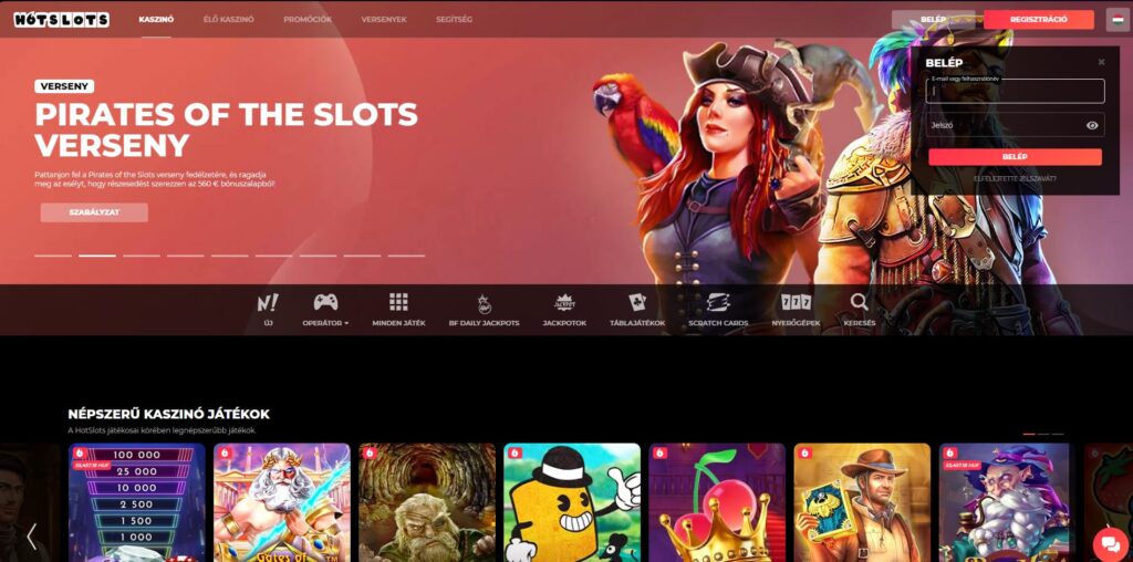 hotslots regisztracio