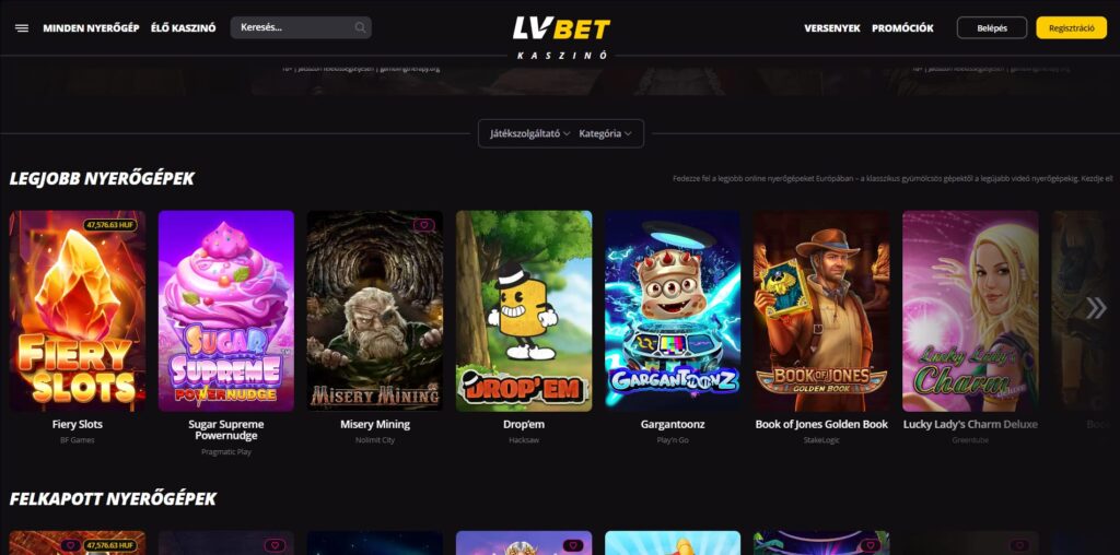 lvbet nyerogepes jatekok