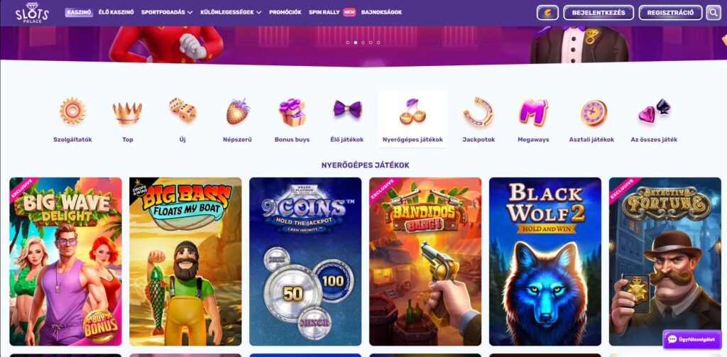 slotspalace jatekok