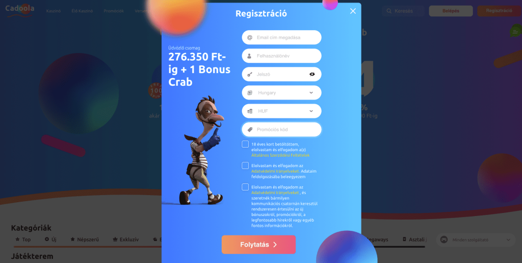 Cadoola Casino Bejegyzés