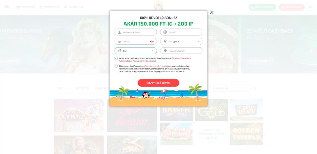 BoaBoa Casino regisztráció