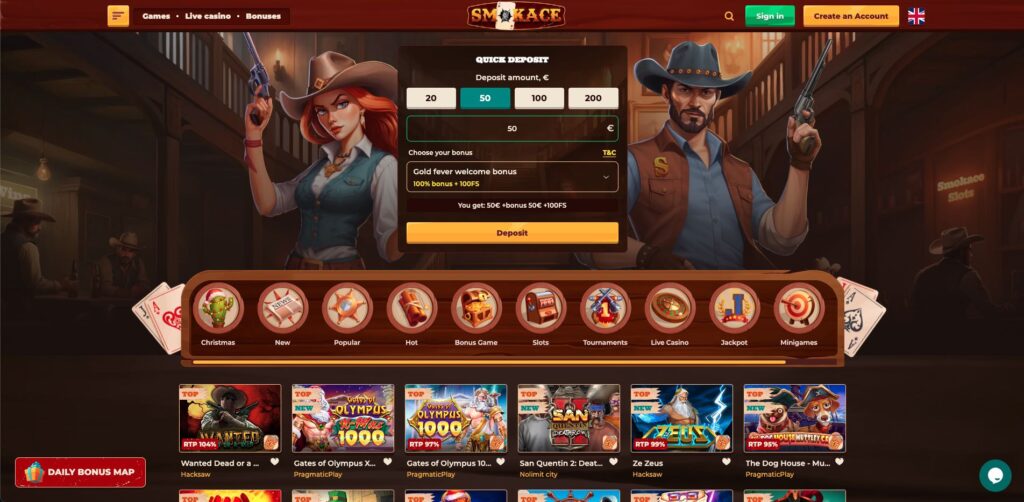 Smokace Casino Magyarország