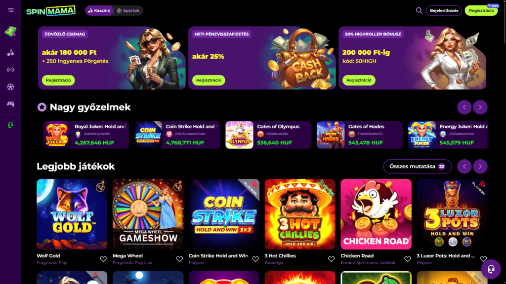 Spinmama Casino Magyarország