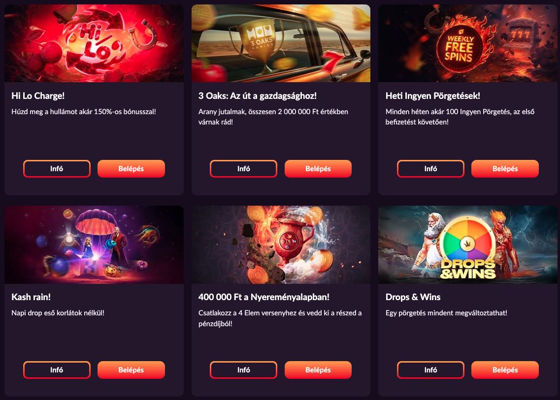 Fireball Casino bónuszok