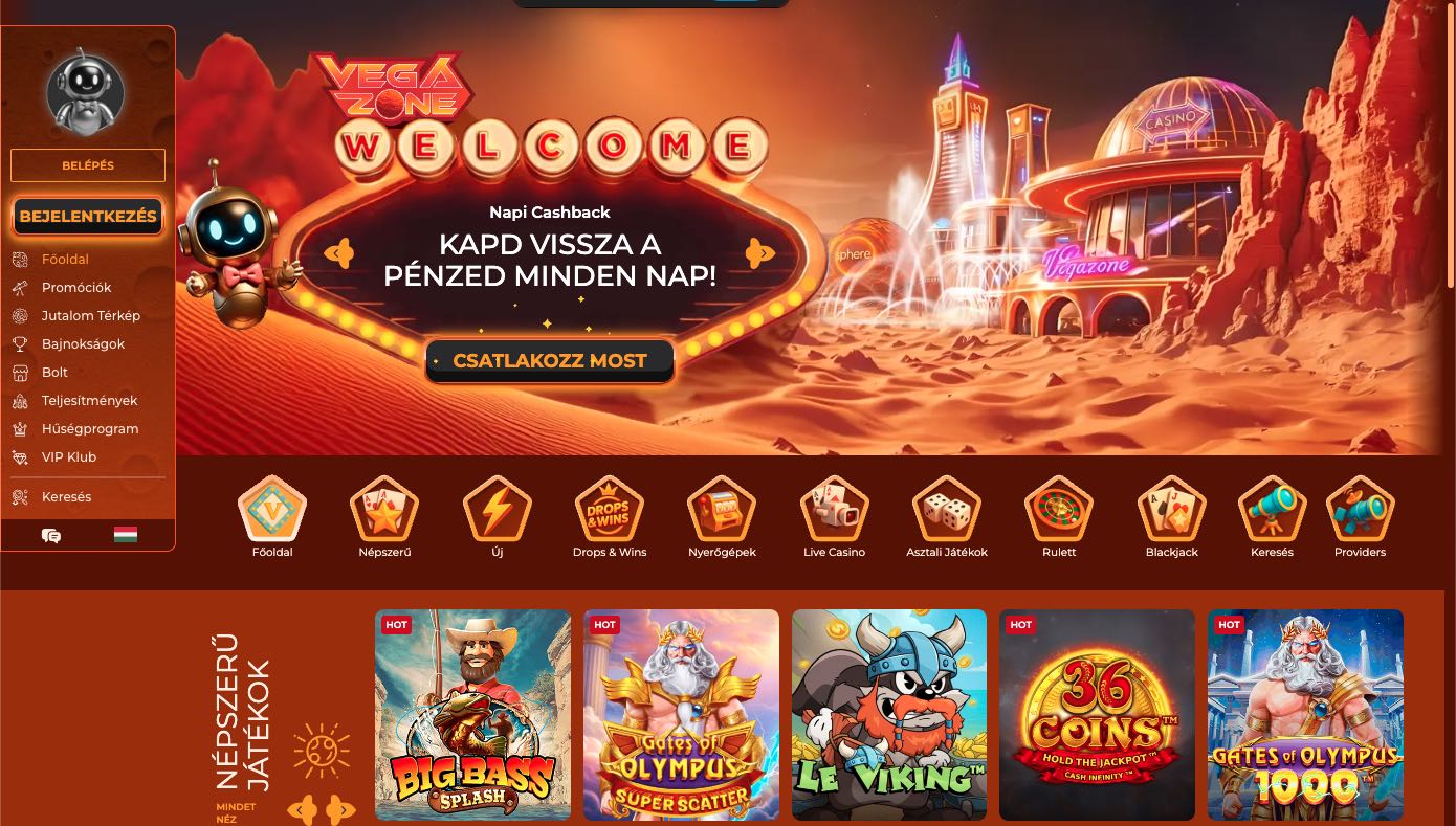Vegazone Casino Magyarország