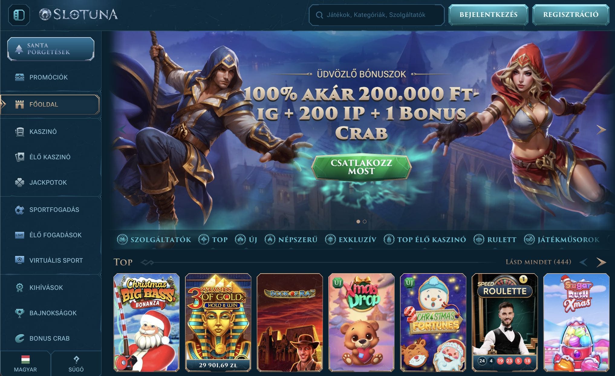 Slotuna Casino Magyarország