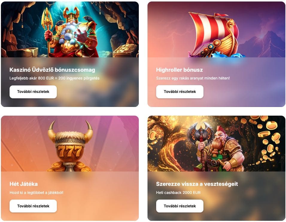 HitnSpin Casino bónuszok