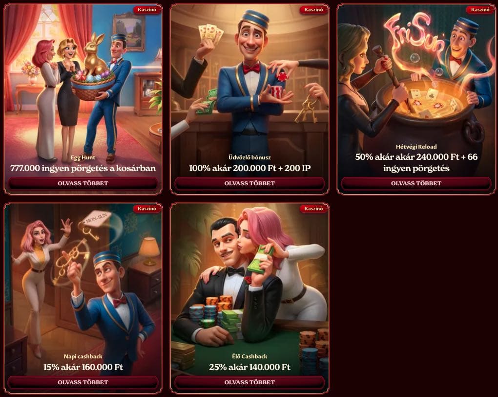 Casoola casino bónuszok