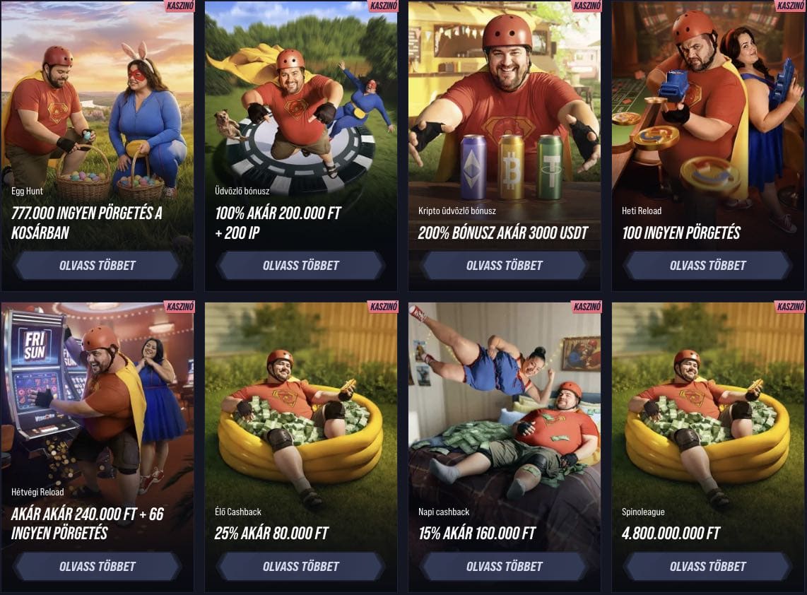 VegasHero casino bónuszok