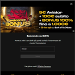 Registrazione al casinò Bwin