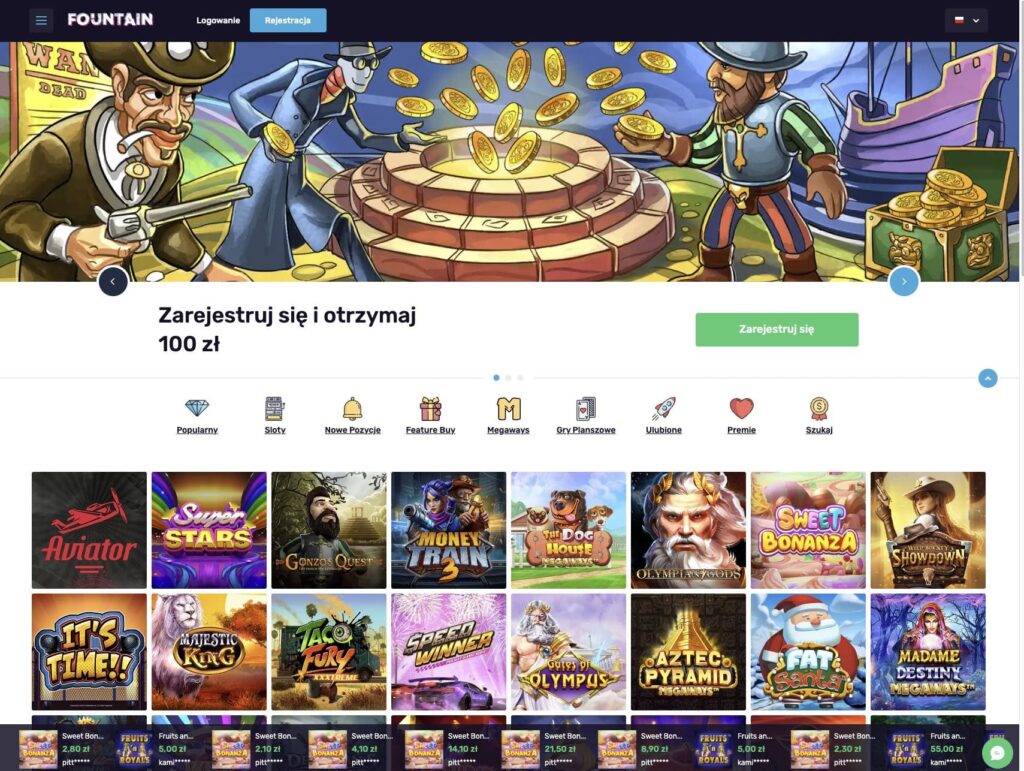 Fontan casino oficjalna strona