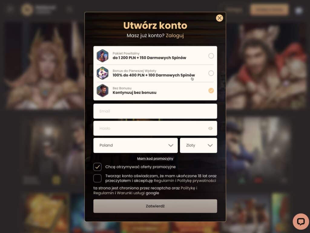 Nnational casino rejestracja