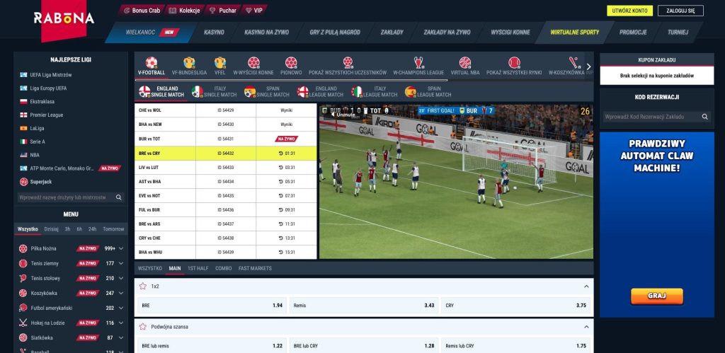 Rabona zaklady sportowe